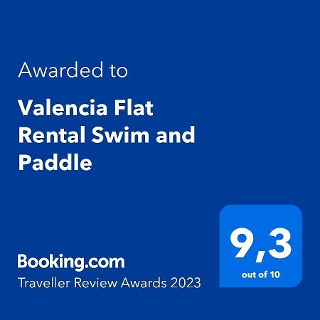 Valencia Flat Rental Swim And Paddle Esterno foto